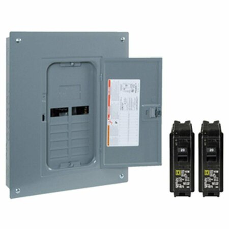 SQUARE D By Schneider Electric HOM1224L125PGCVP 125A, 12SP Load Center, 24 Circuit 7058530